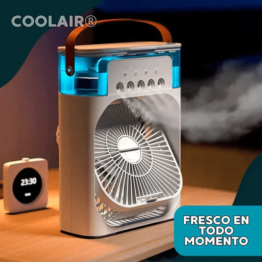 CoolAir®: Enfriador y Humidificador 4 en 1 con Luces LED